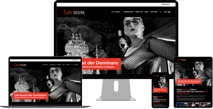 Lady Desire Webdesign Projekt